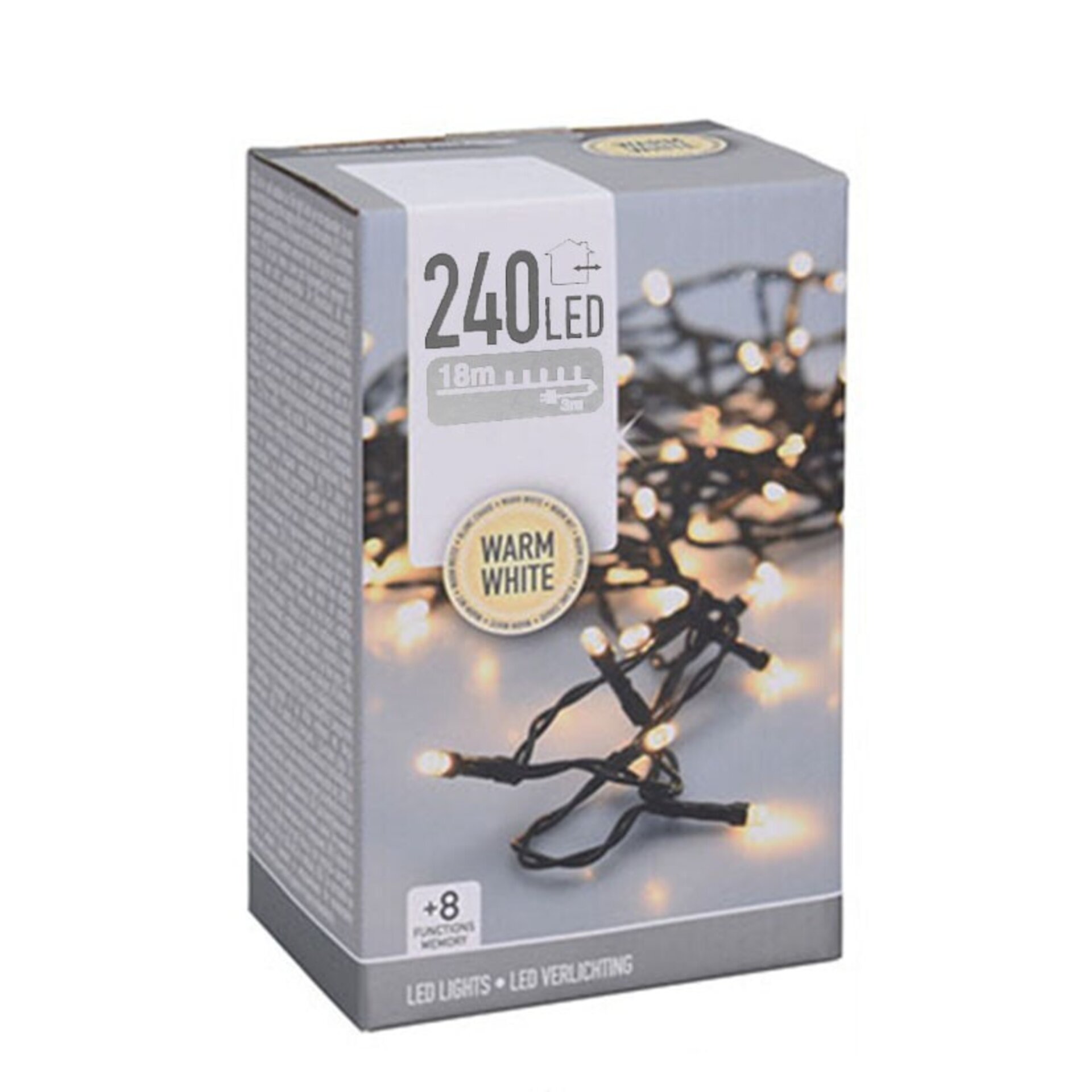 Guirnalda 240 LED Blanco Cálido - 1