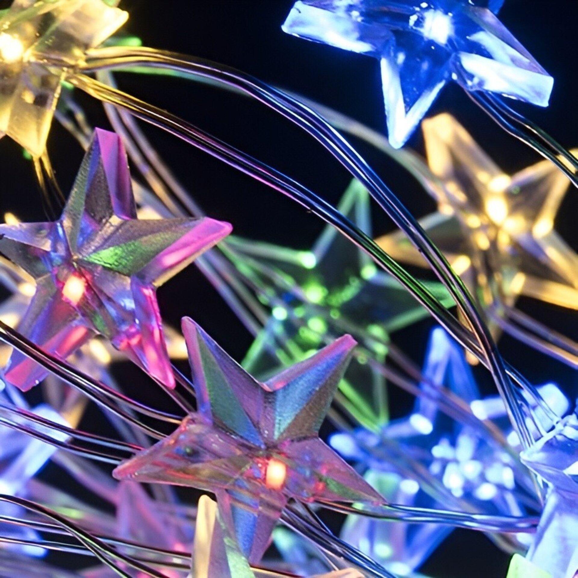 Guirnalda 40 microLED Estrella Multicolor - 2
