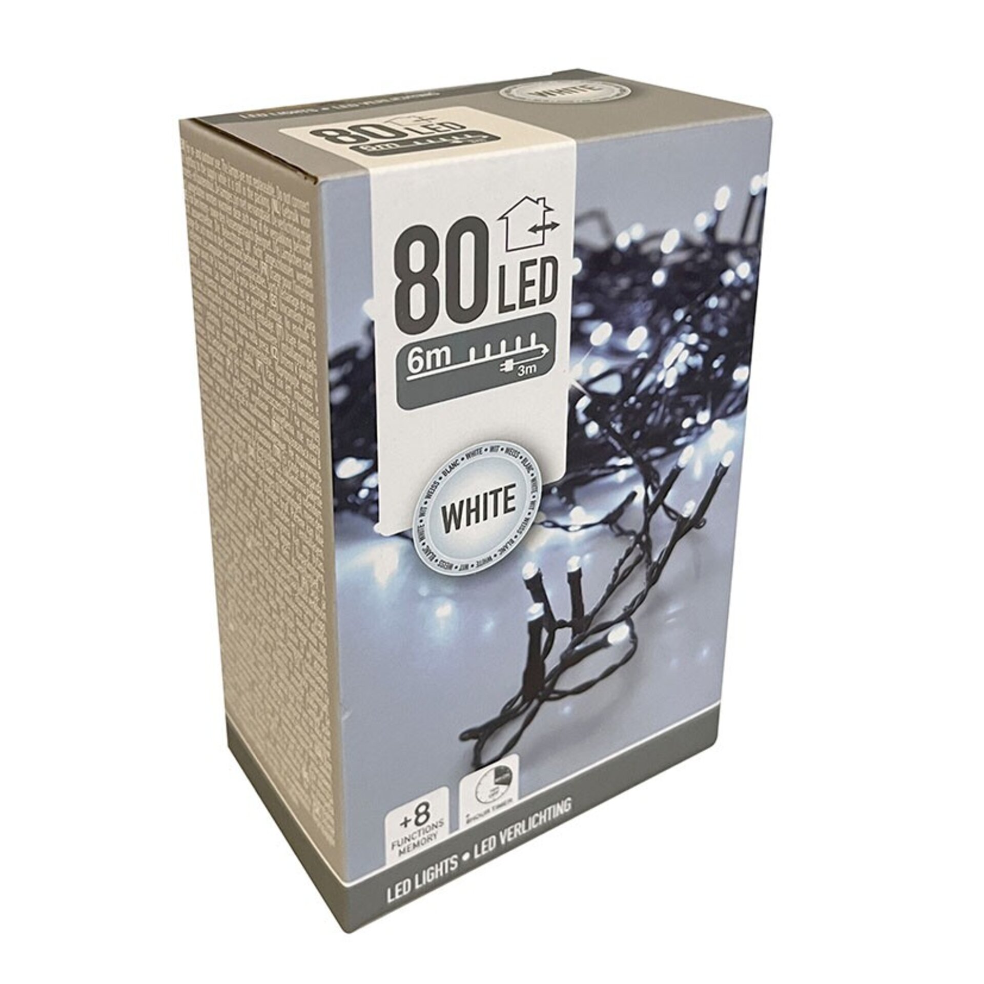 Guirnalda 80 LED Blanco Frío - 1
