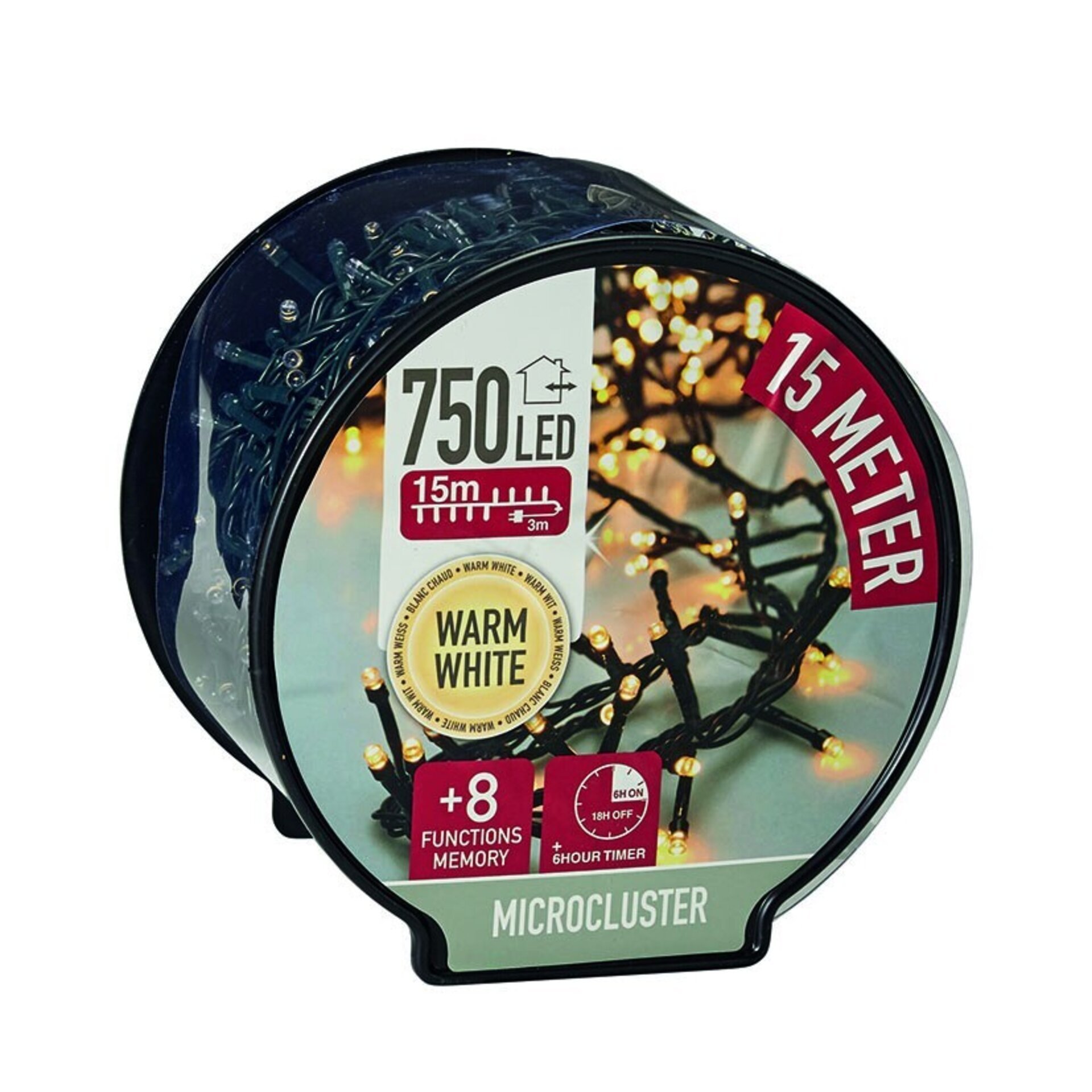 Microcluster 750 LED Blanco Cálido - 1