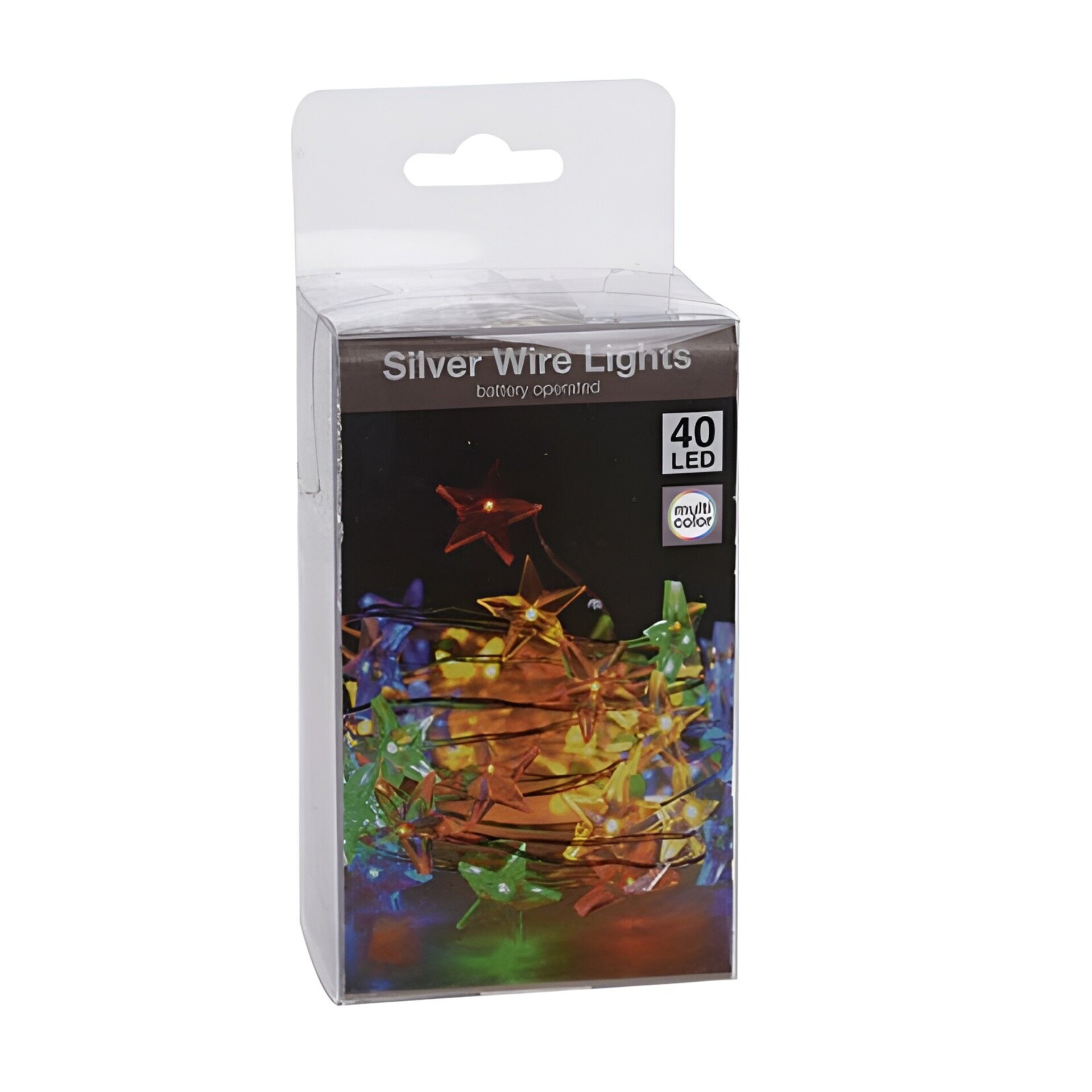Guirnalda 40 microLED Estrella Multicolor - 1