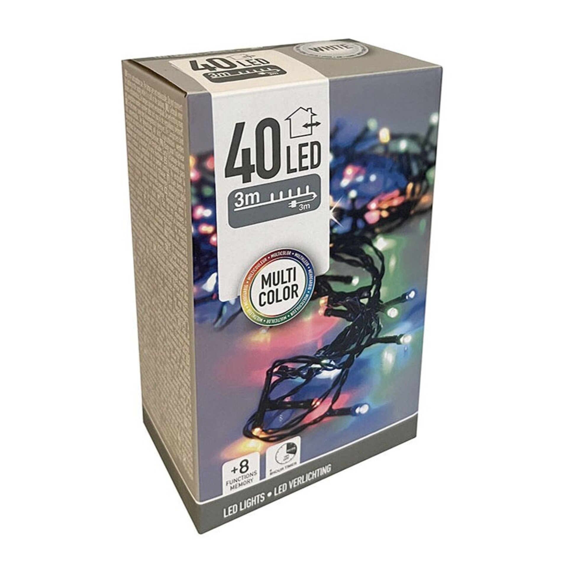 Guirnalda 40 LED Multicolor - 1