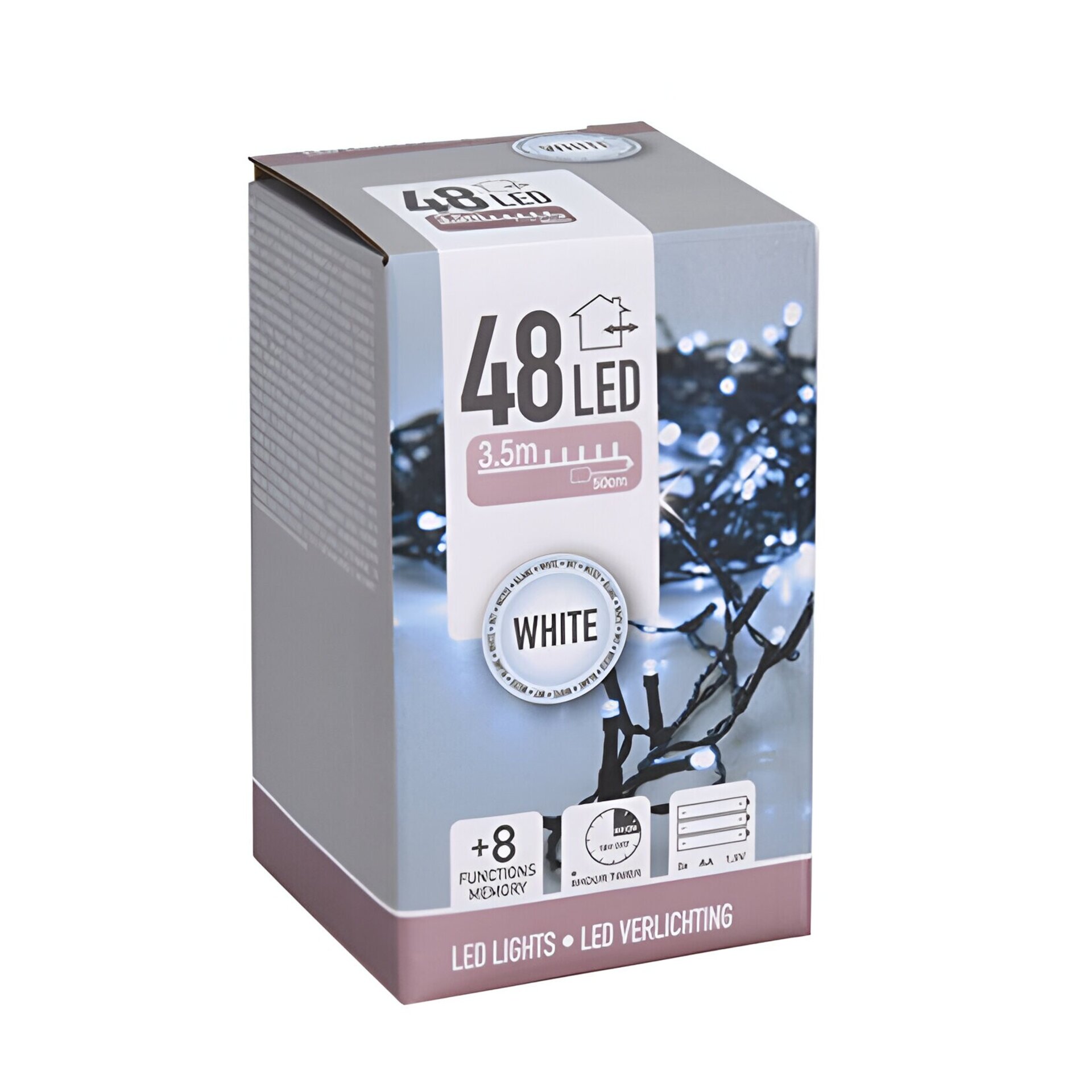 Guirnalda 48 LED Blanco Frío - 1